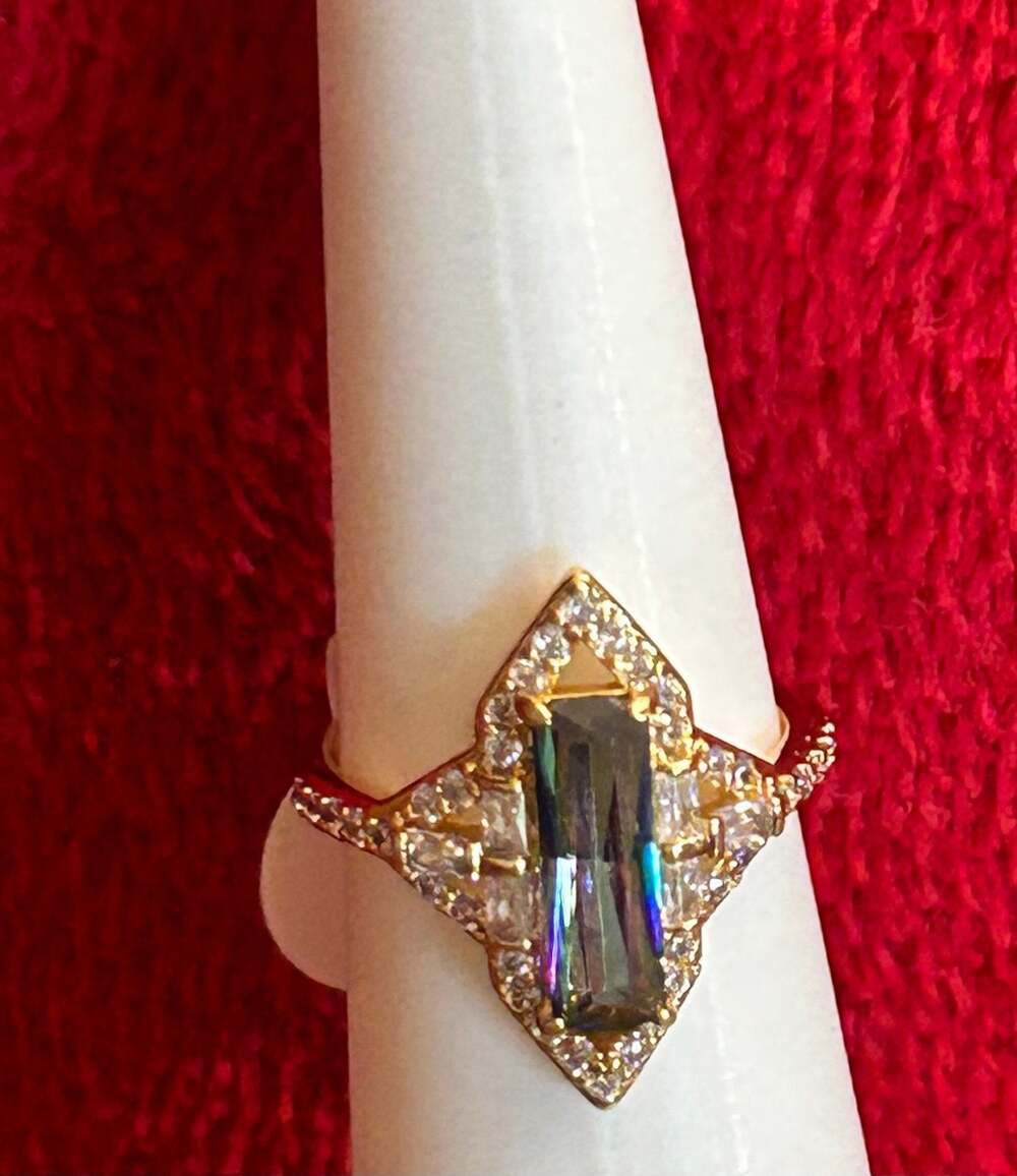Bomb Party June Birthday Ring Size 8 "a blooming gem"